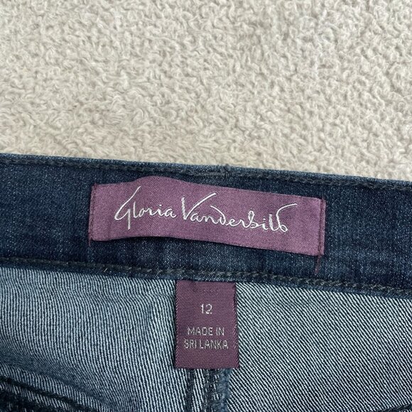NEW Gloria Vanderbilt Women's12 Amanda High rise Classic Fit JeansTapered Leg - Picture 7 of 12